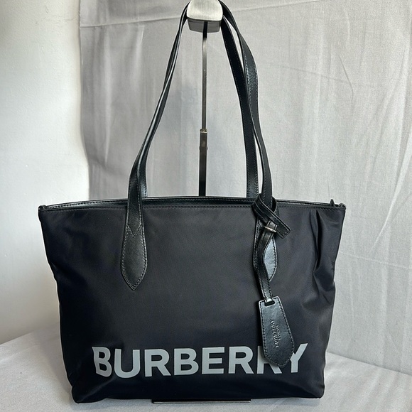 Burberry Nylon Logo Tote Bag - Picture 2 of 12